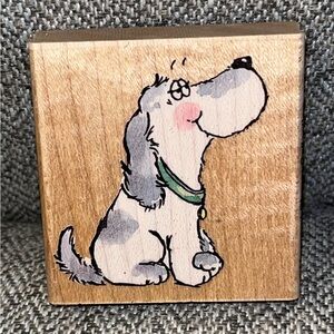 2000 Penny Black Margaret Shelly Collection Love Struck 1694E Rubber Stamp Dog